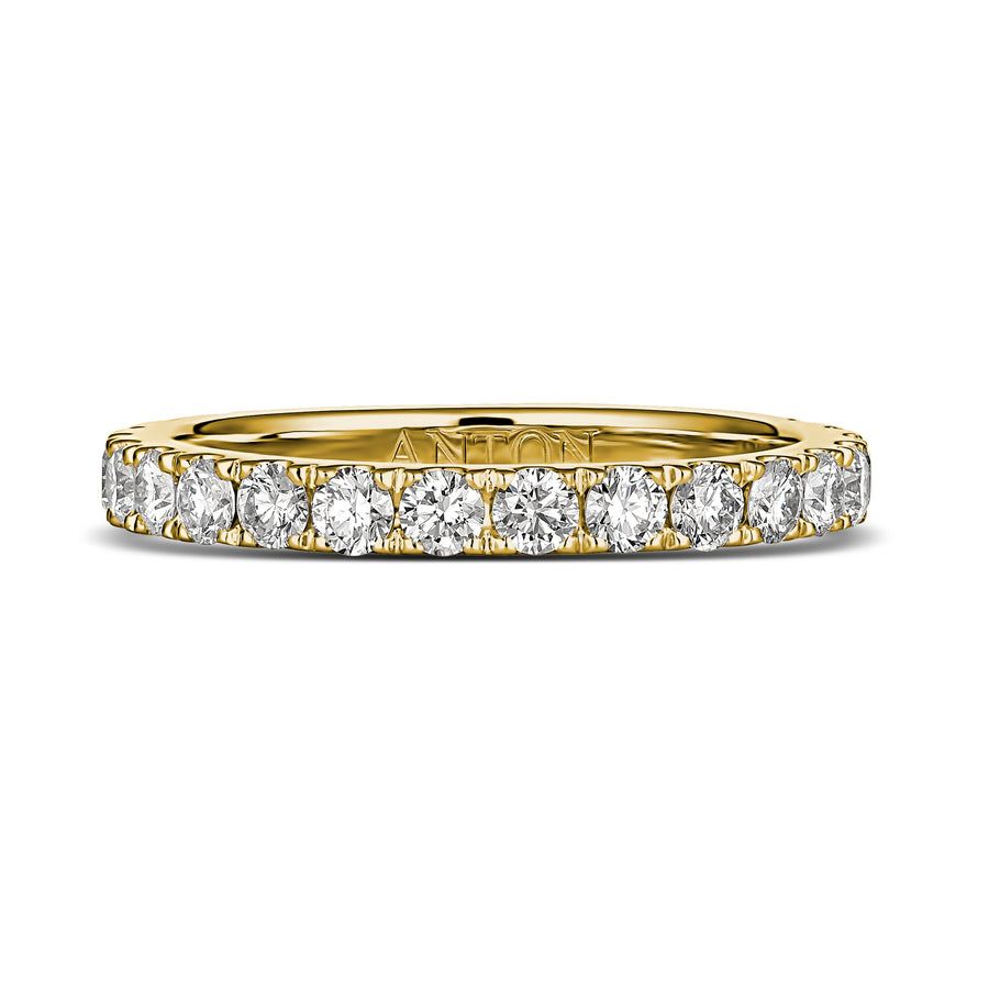 Wedding | Eternity Diamond Ring Yellow Gold