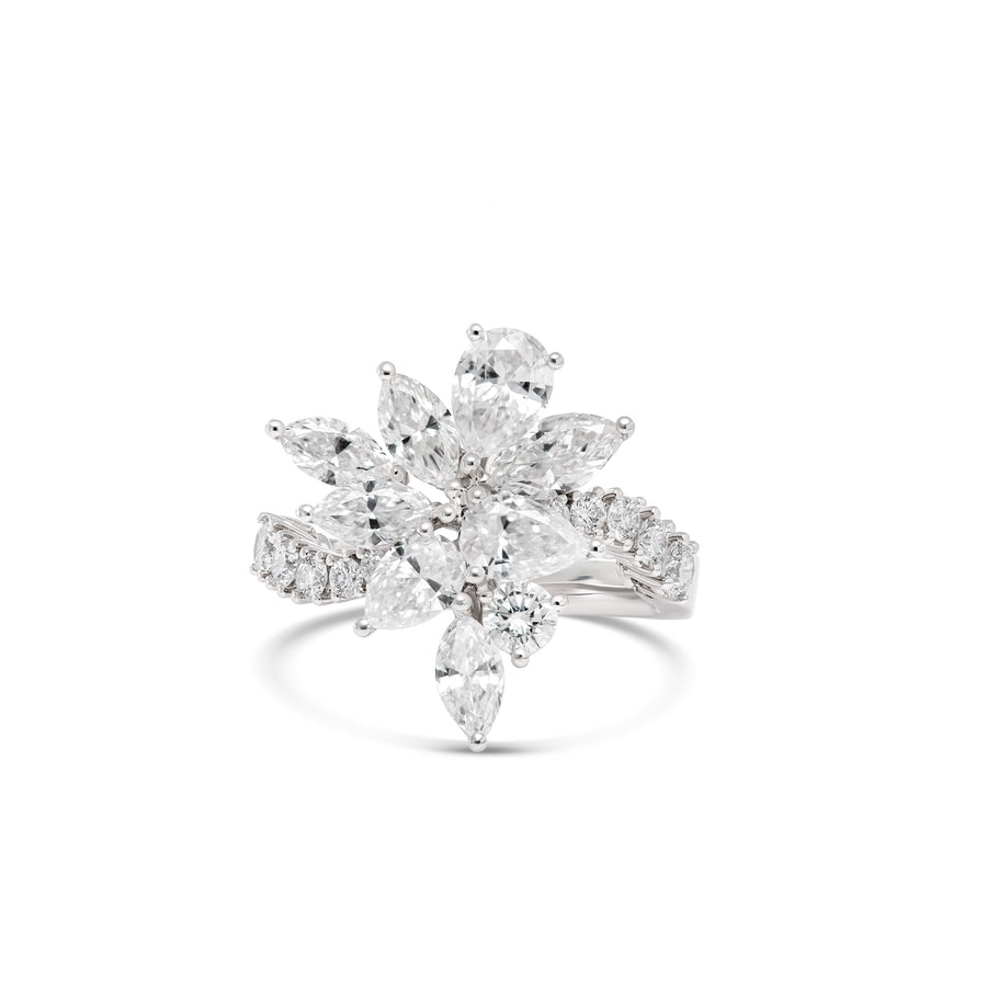 Riviera | Cannes Diamond Cluster Ring