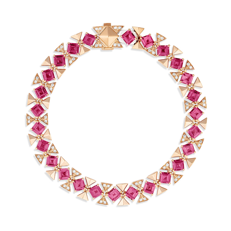 R.08™ Vivant Coloured Gemstone Bracelet | Rose Gold