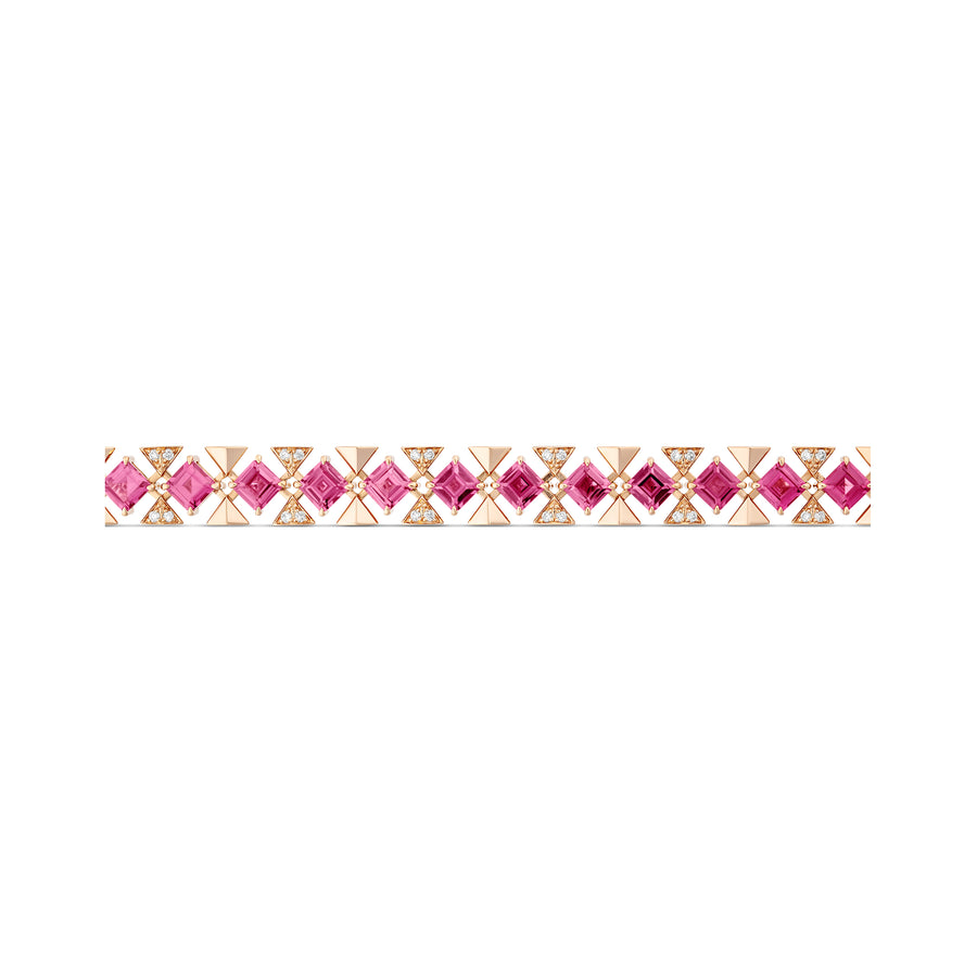 R.08™ Vivant Coloured Gemstone Bracelet | Rose Gold