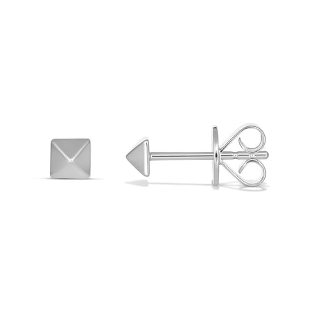 R.08® Matrix Small Studs | White Gold