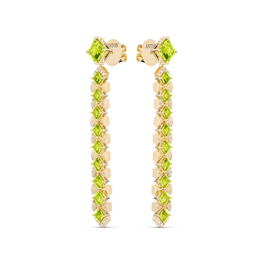 R.08™ Vivant Coloured Gemstone Earrings | Yellow Gold