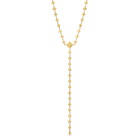 R.08® Matrix Lariat Necklace | 18K Yellow Gold