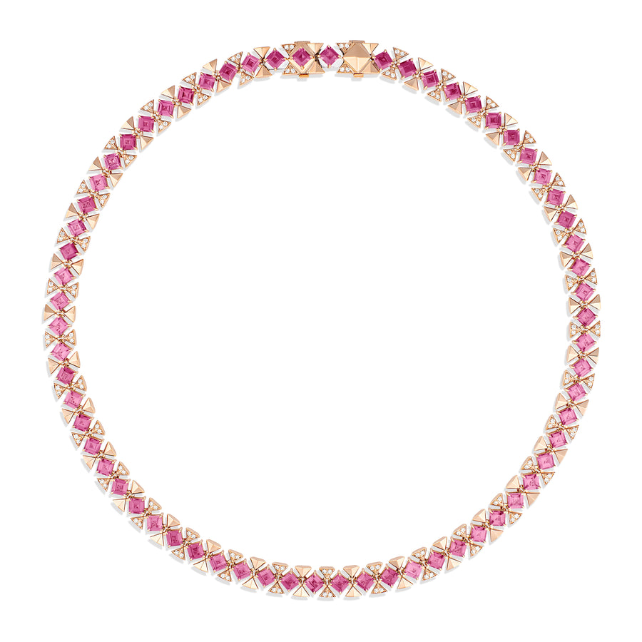 R.08™ Vivant Coloured Gemstone Necklace | Rose Gold