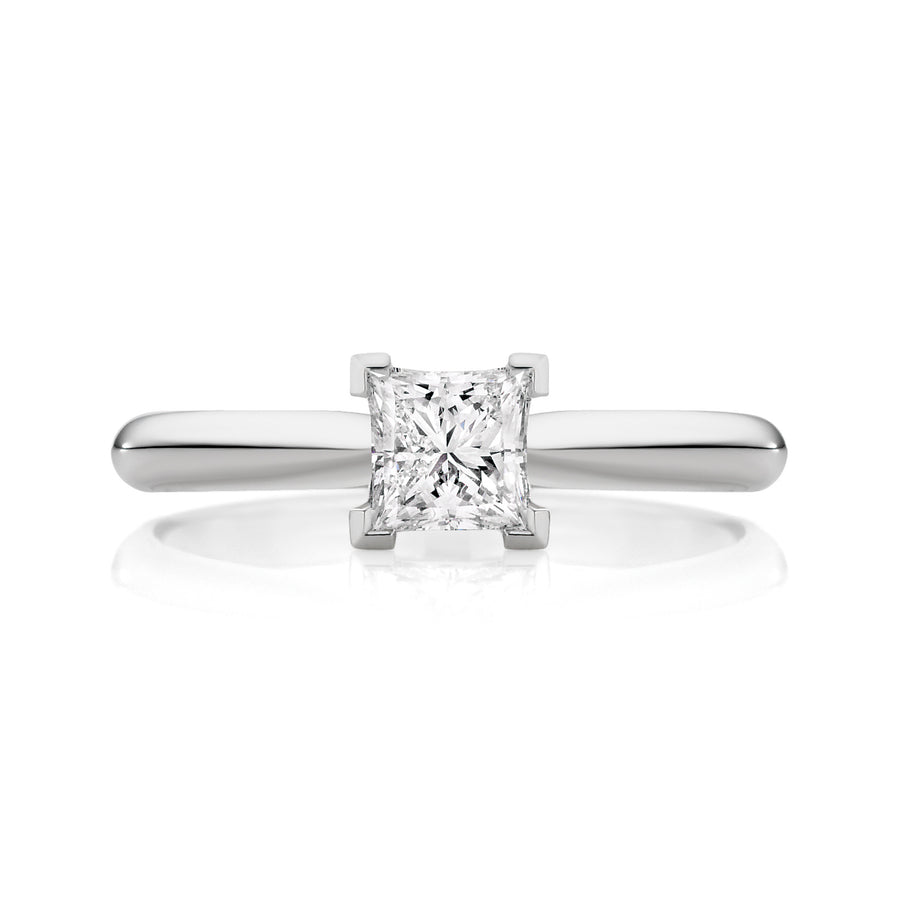 Classic Engagement | Princess Cut Solitaire Diamond Ring