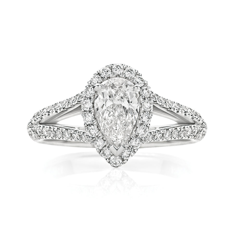 Engagement | Pear Cut Diamond Engagement Ring