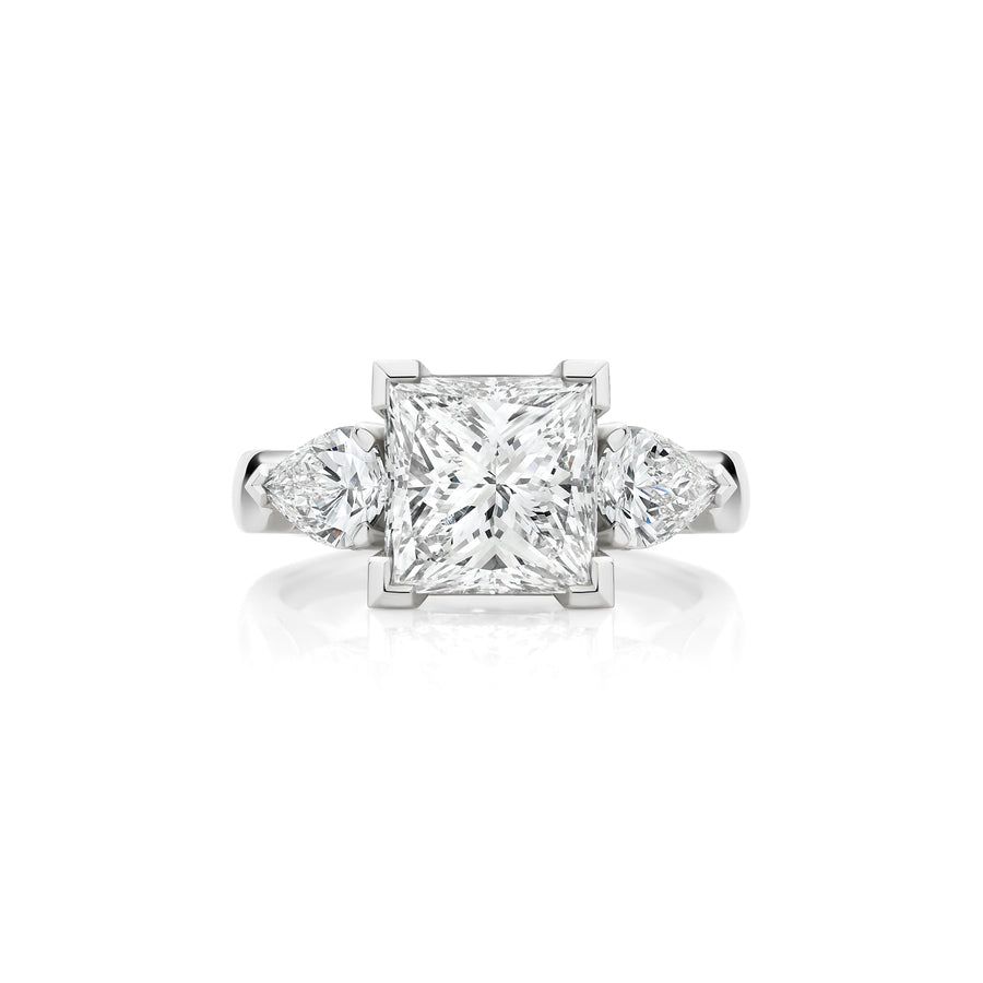 Hot Rocks® Collection Princess Cut Diamond Ring | White Gold
