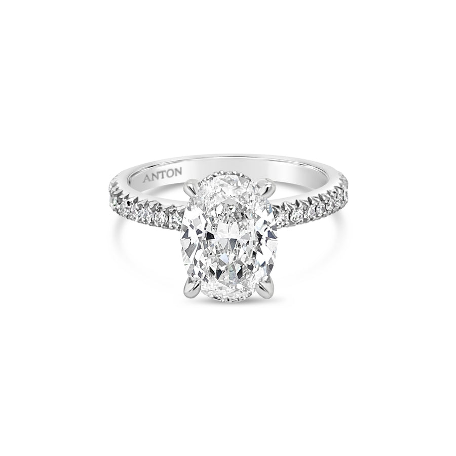 Hot Rocks® Collection Oval Cut Diamond Ring | White Gold