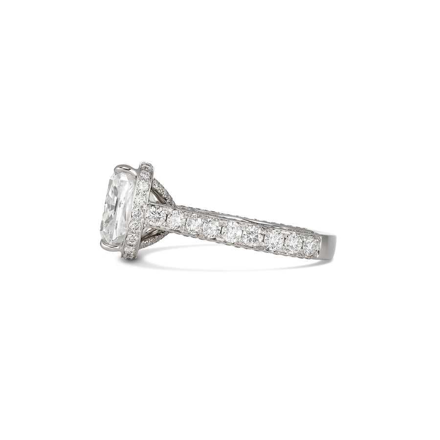 Hot Rocks® Collection Cushion Cut Diamond Ring | Platinum
