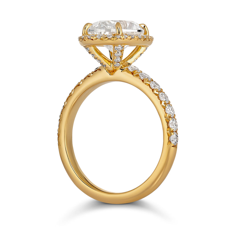 Hot Rocks® Collection Oval Cut Diamond Ring | Yellow Gold